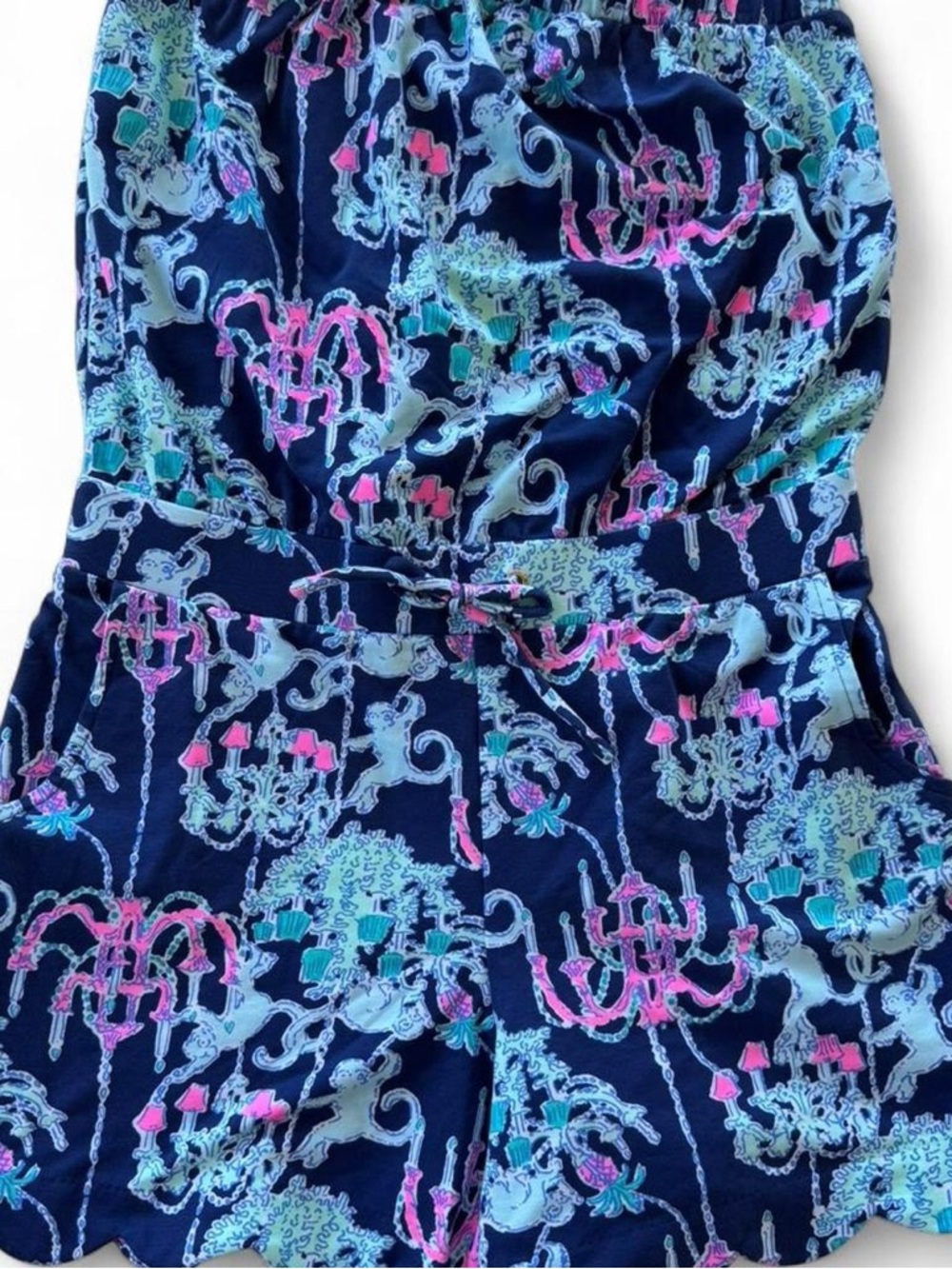 Lilly Pulitzer Jace Strapless Romper - Monkey - Size Medium NWT - Picture 2 of 10